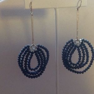 Beaded Circle Dangle Earrings👠👠👠